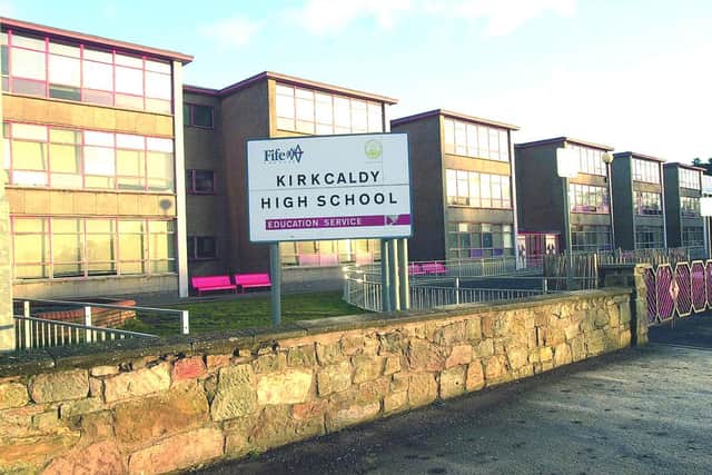 Kirkcaldy High School is one of the schools affected