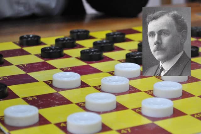 Robert Stewart was the world draughts champion, and hailed from Fife