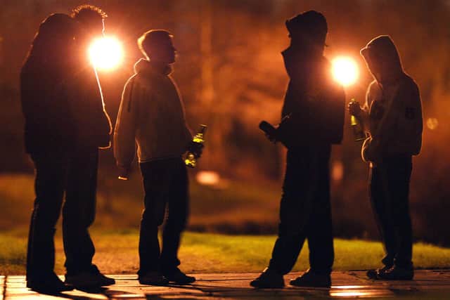 Anti-social behaviour is nothing new when it comes to groups of youths (Pic: TSPL)