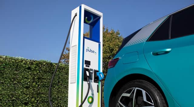 The charging stations will be fully compatible with newer electric vehicles.
