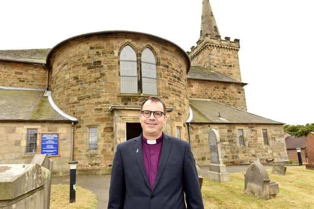 Abbotshall Church minister Justin Taylor. Pic: Fife Photo Agency.