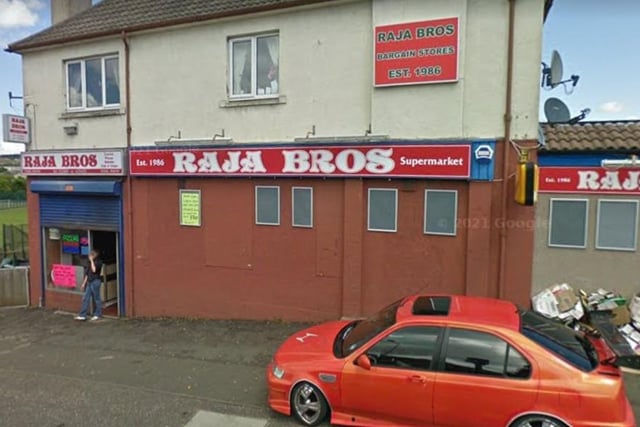 Raja Brothers Takeaway,  31a Inchkeith Drive, Dunfermline.
Rated on February 15.
Pass