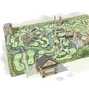 How the adventure golf facility will look