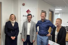 Jenny Gilruth with Rollos team—Ken Smith,Iain Haywood and Margo Hopton