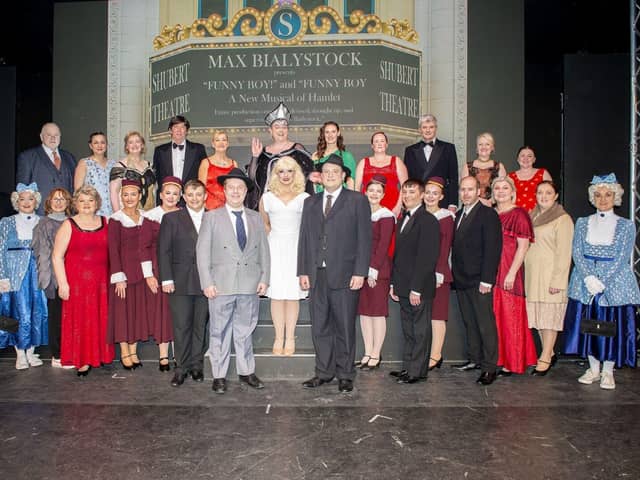 The Producers cast.