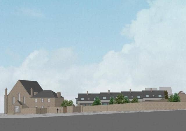 An artist's impression of the proposed new homes on the edge of Kinghorn's conservation area (Pic: Submitted)