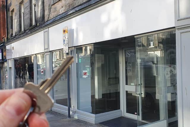 C Sinclair Fish Merchants are moving into this former charity shop in Kirkcaldy High Street, on the corner of Tolbooth Street.