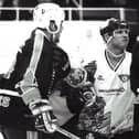 Fife Flyers - Doug Marsden  in action in a game against Humberside Hawks (Pic: Peter Jones)
