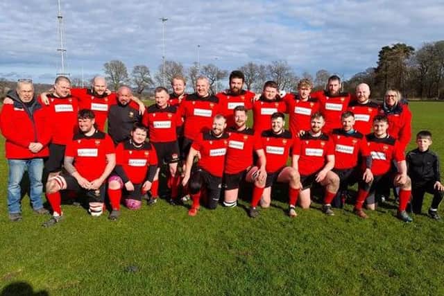 The victorious Glenrothes side following their weekend win
