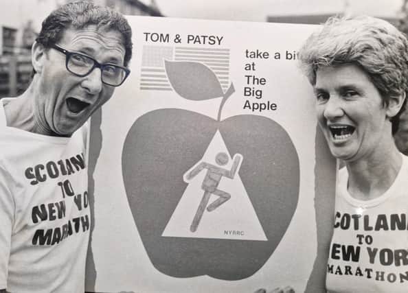 A fabulous pic but few details - all we know is it features Tom and Patsy from the Glenrothes area, and, we’re guessing they were heading to New York to take part in the marathon. The picture was taken  in 1988 by a Glenrothes Gazette staff photographer