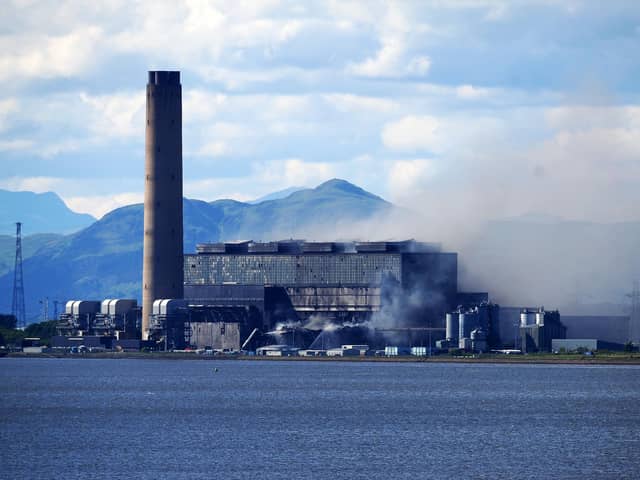 More demolition works are scheduled to take place at the former Longannet Power Station