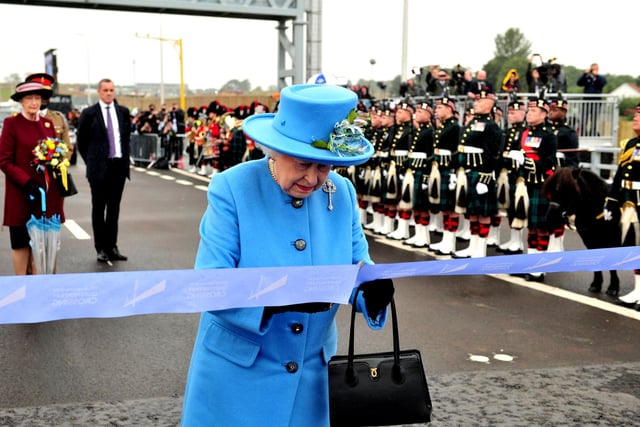 Her Majesty the Queen officially opens the Queensferry Crossing