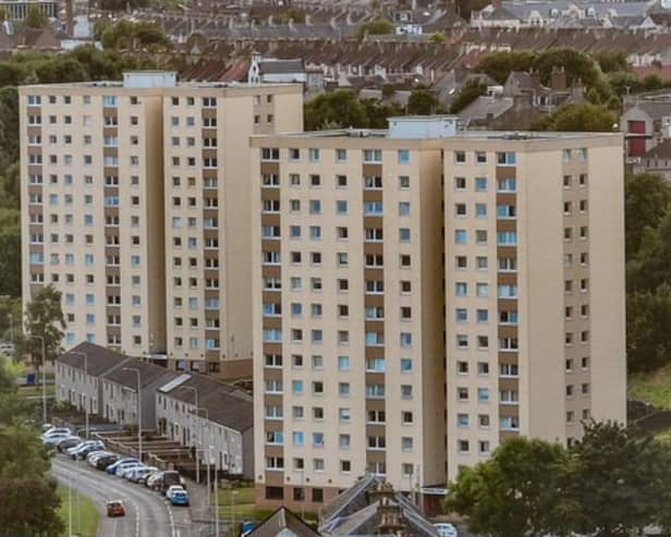 The cladding is set to be removed (Pic: Fife Council)