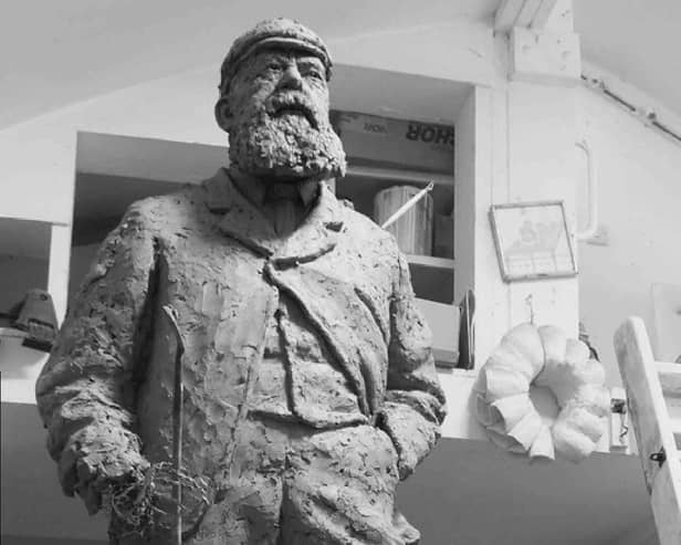 The statue of Old Tom Morris prior to bronzed casting (Pic: Fife Council planning papers)
