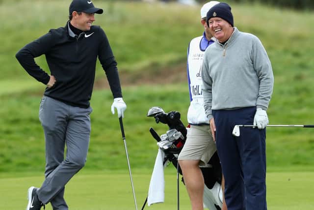Rory McIlroy and his father Gerry will be playing together in the Team Competition at the Alfred Dunhill Links.