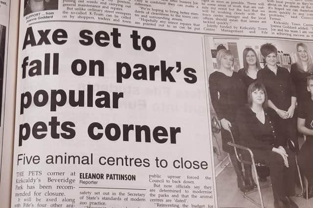 Fife Free Press report from 2001