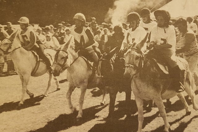 Donkey derby in St Andrews in 1993.