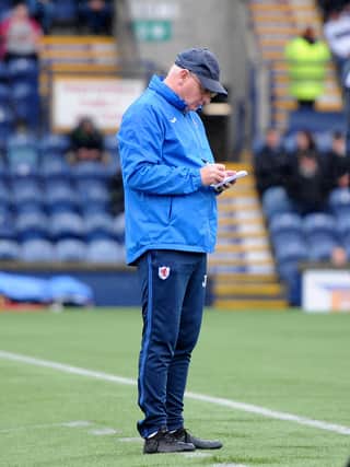 A studious-looking John McGlynn (picture by Fife Photo Agency)