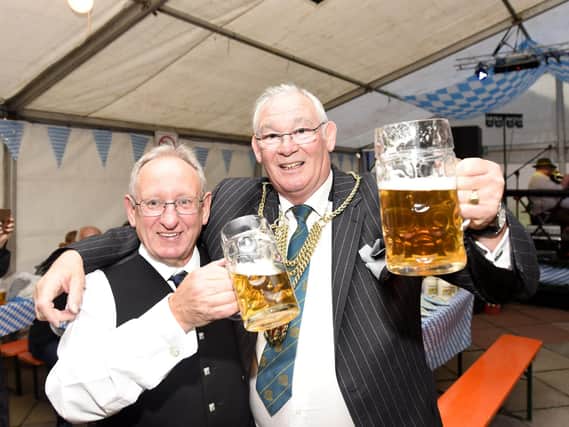 Robert Main and Provost Jim Leishman launch the 2018 festival