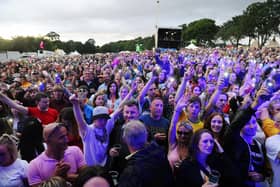 Festival goers enjoying KT Tunstall at the 2019 event