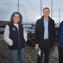 From left: Sarah-Jane Latto, head of conservation and engagement at FCCT; David Rodger from Enterprise Mobility; Jeremy Harris, chief executive,  FCCT. (Pic: Submitted)