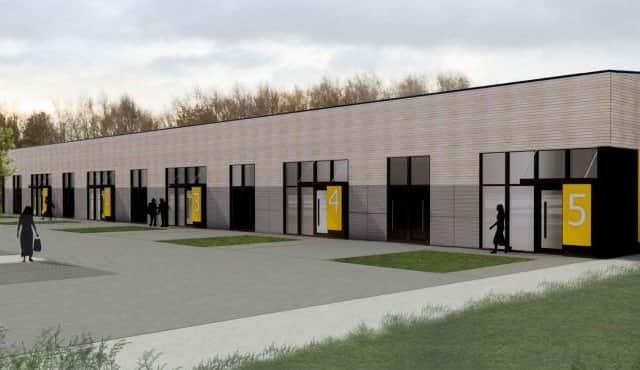 How the new units could look at John Smith Business Park