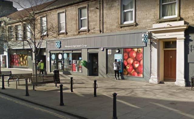 The incident happened at Burntisland High Street