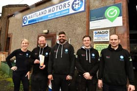 The team at Maitlands Motors will find out if they have been successful on October 14 (Pic: Fife Photo Agency)