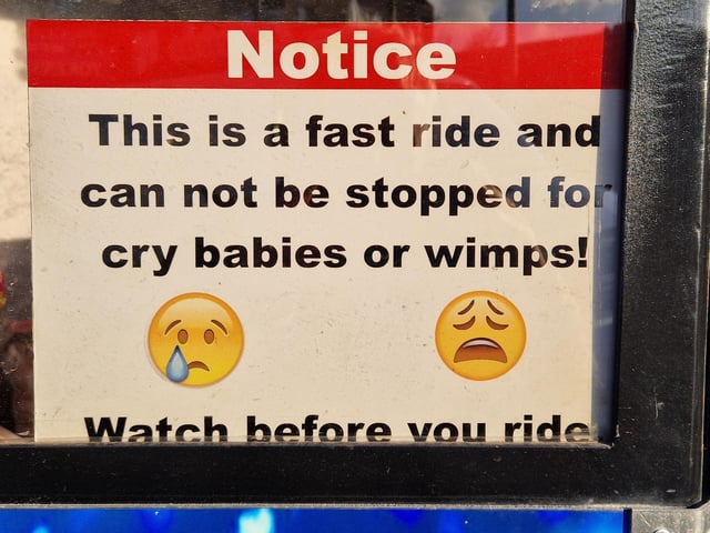 Don't day they didn't warn you ...