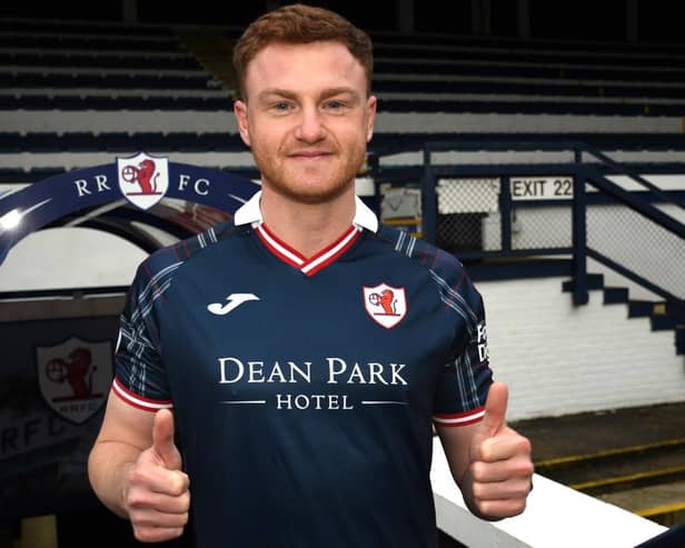 James Brown in Raith Rovers colours (Pic courtesy of Raith Rovers)