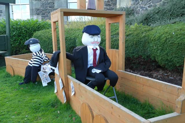 The Great Train Robbery won the business/club award at the 2023 Kinghorn Scarecrow Trail.