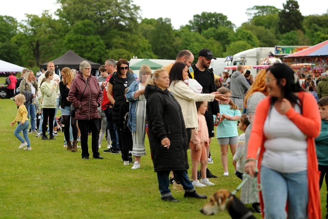 Crowds flocked to the event which was held over Saturday and Sunday