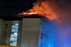 The fire led to the flats being torn down (Pic: Fife Jammer Locations)