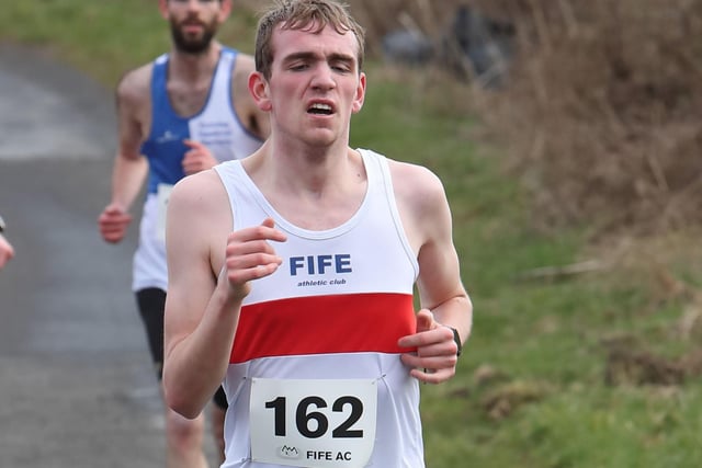 Fife Athletic Club's Jamie Lessels was fastest under-20-year-old, and ninth overall, at Saturday's Cupar five-mile road race in 27:17