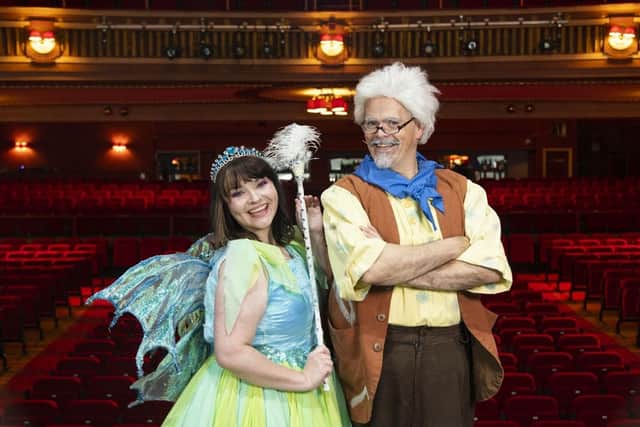 Kevin Macleod and Anya Scott-Rodgers from Funbox are starring in this year's panto at the Alhambra Theatre, Dunfermline