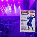 The socially distanced setting for Craig Hill at the Edinburgh Festival Fringe last week
