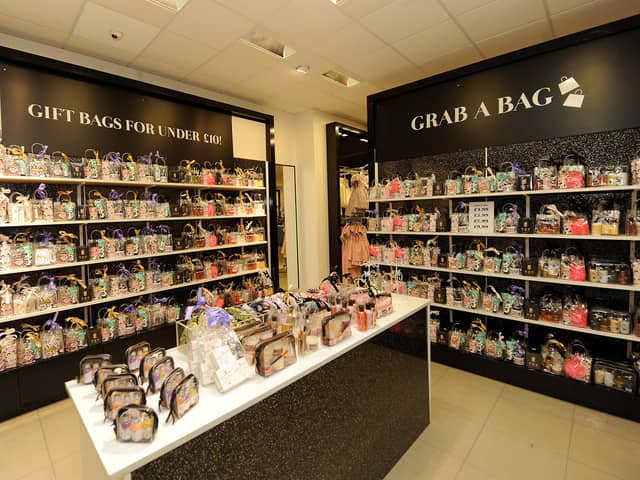Some of the products available at Grab A Bag in the new 15-17 store. Pic: Fife Photo Agency.