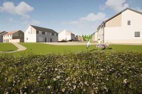 Plans to build 49 affordable houses on land to the south of Tailabout Drive in Cupar were approved on Wednesday. This is what the development could look like. (Image from Fife Council planning papers)