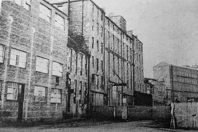 Barry, Ostlere & Shepherd's linoleum factory at Caledonia, Kirkcaldy, which shut in 1963