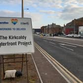 Phase one of work to cut Kirkcaldy waterfront from dual carriageway to single road is close to finishing. (Pic: Fife Free Press)