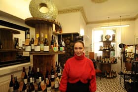 Krafty Drinks has extended to open a shop in Kinghorn's High Street.  Pictured is owner Megan Lindop.  (Pic: Fife Photo Agency)
