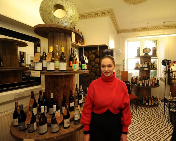 Krafty Drinks has extended to open a shop in Kinghorn's High Street.  Pictured is owner Megan Lindop.  (Pic: Fife Photo Agency)