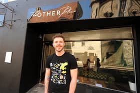Owner Ieuan Ledger at the newly opened Other Place Cafe in Kirk Wynd, Kirkcaldy (Pic: Fife Photo Agency)