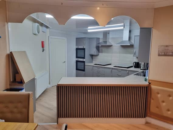 Lodge Balgonie's new look kitchen