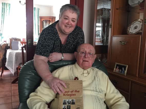 Albert Gunn (95), from Burntisland with his daughter, Rev Gillian Paterson