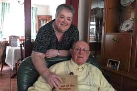 Albert Gunn (95), from Burntisland with his daughter, Rev Gillian Paterson