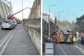 Fire crews tackle the blaze in Kirkcaldy (Pic: Fife Jammer Locations)