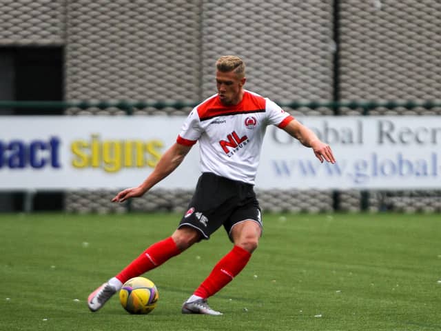 Tom Lang in action for Clyde (Pic: CraigBlackPhotography.com)