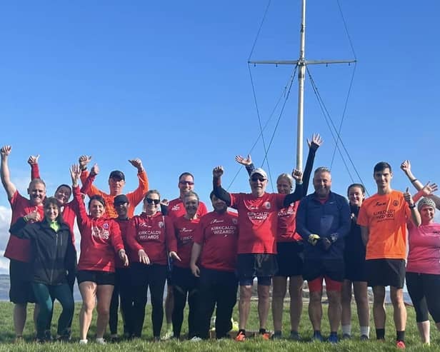 Kirkcaldy Wizards organised a Parkrun tour to Cramond to pay tribute to the late Derek Adamson, with Wizards runners turning out in great numbers