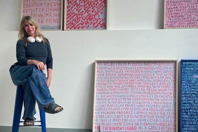 Susan Warner at the 'Brewing' residency in London